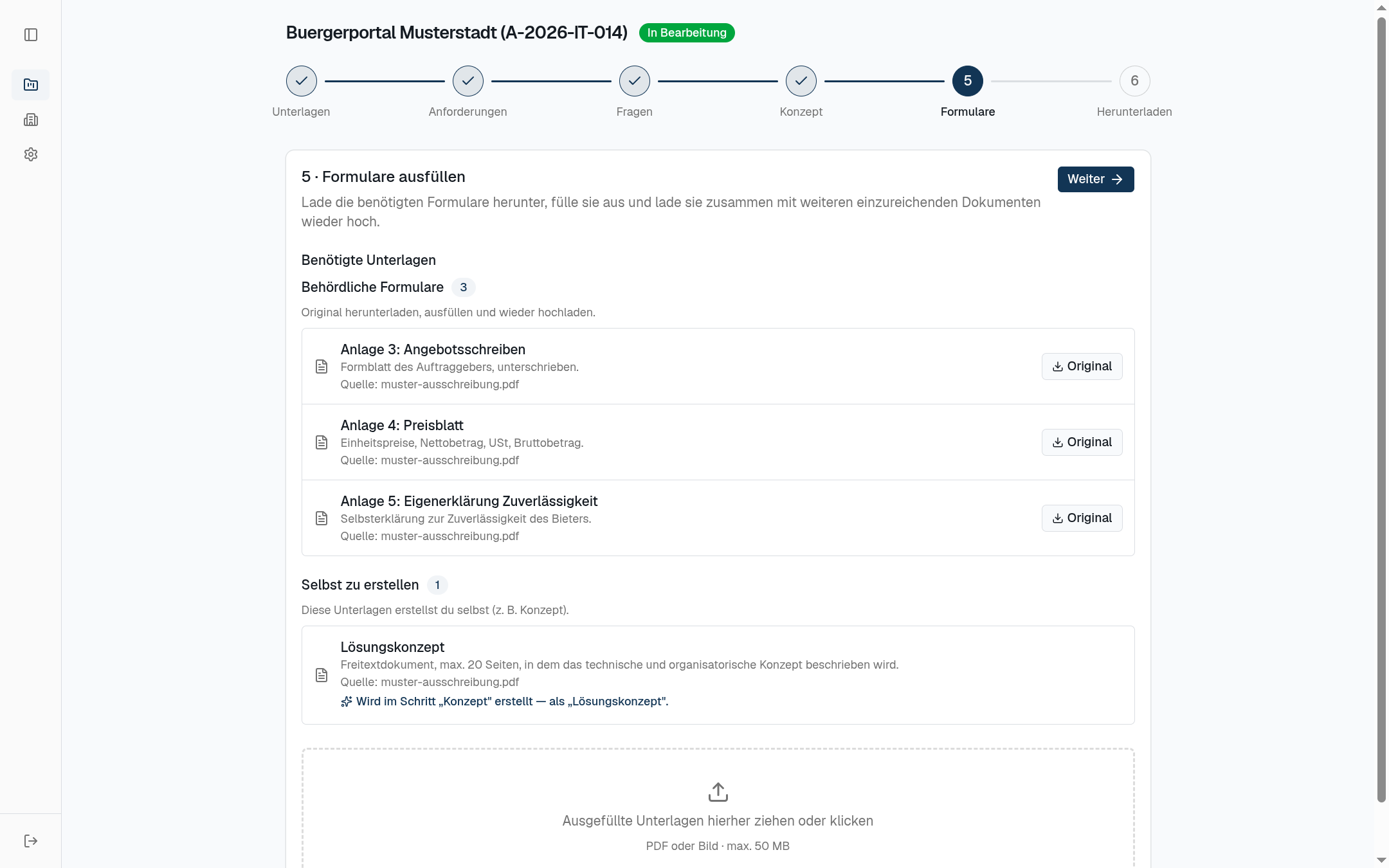 AngebotGPT — Formulare